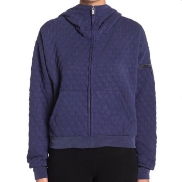 Free People Movement Hibernatin’ Quilted  Hoodie - Picture 6 of 8
